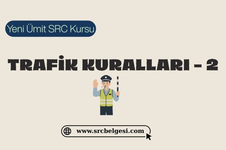Trafik Kuralları Sınav Soruları- 2