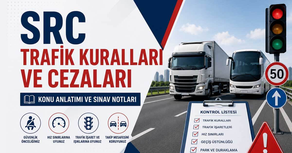 SRC Trafik Kuralları ve Cezalar Dersi