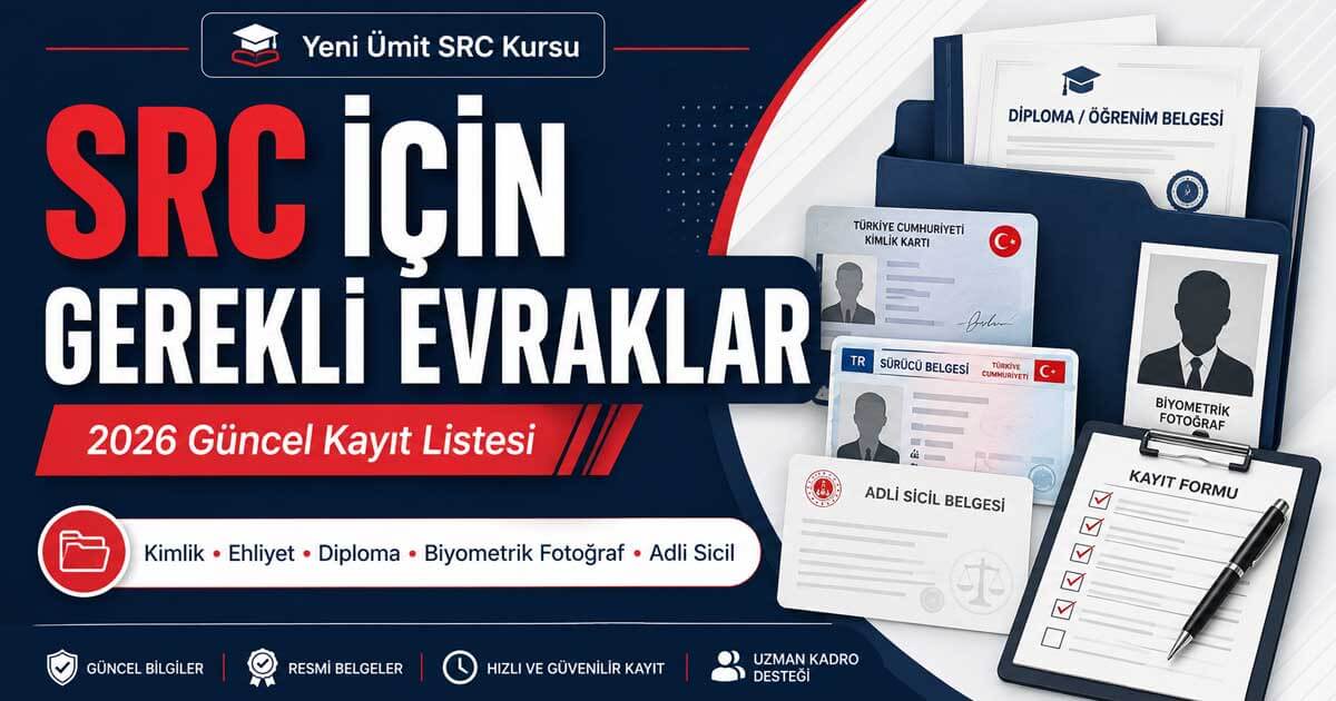 SRC Belgesi İçin Gerekli Evraklar ve Başvuru Belgeleri