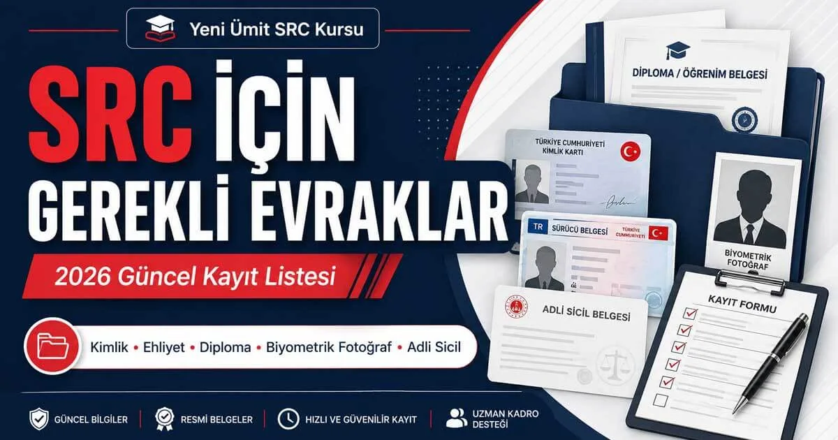 SRC Belgesi İçin Gerekli Evraklar ve Başvuru Belgeleri