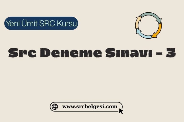 Src Deneme Sınavı – 3