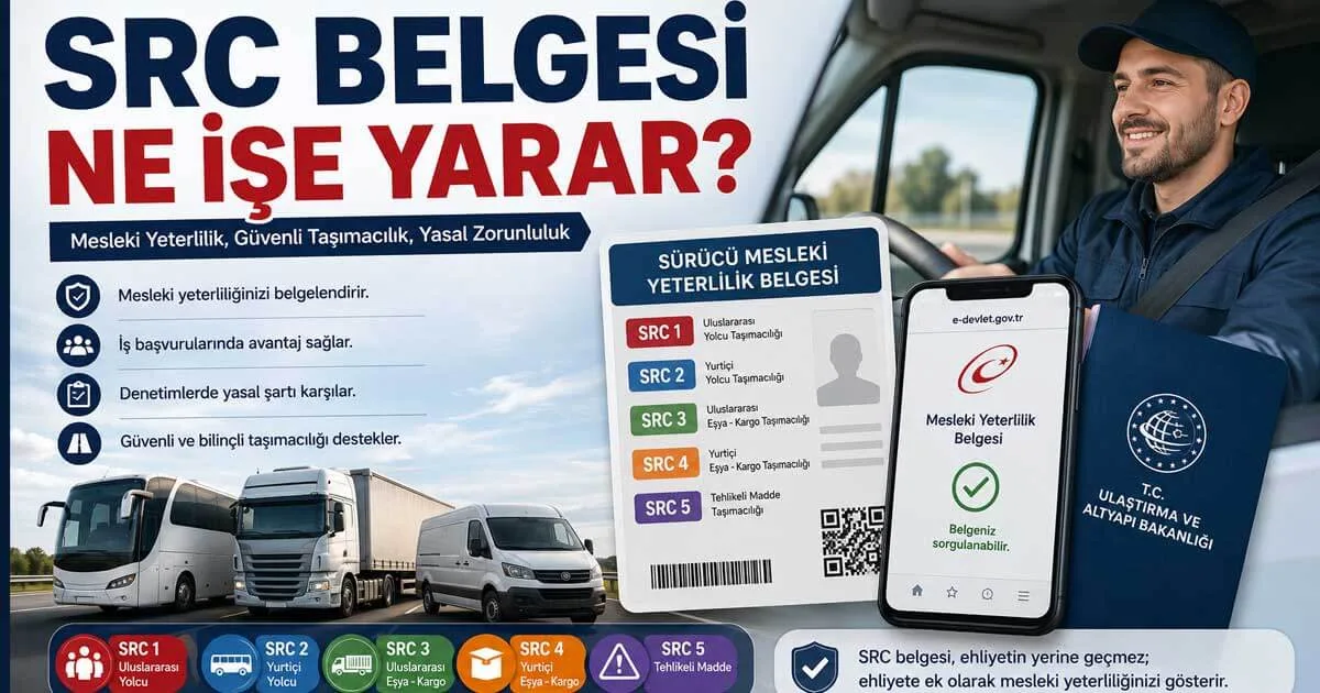 SRC Belgesi Ne İşe Yarar ve Hangi Taşımacılıkta Kullanılır?