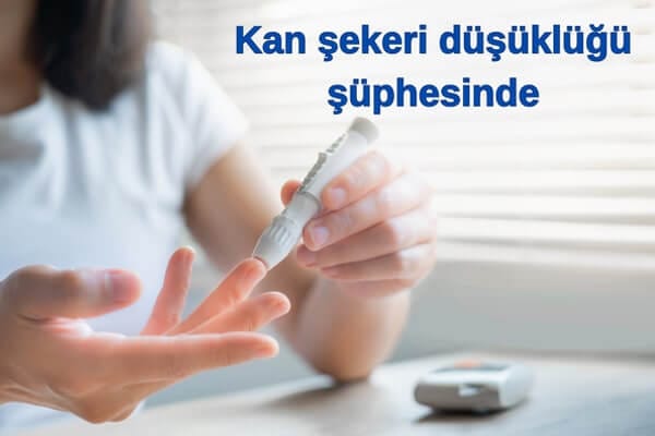 Kan şekeri düştüğü şüphesi olan hasta için yapılacak ilk yardım uygulaması aşağıdakilerden hangisidir?