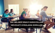 SRC Belgesi Sınavı Karayolları Mevzuatı Uygulama Soruları