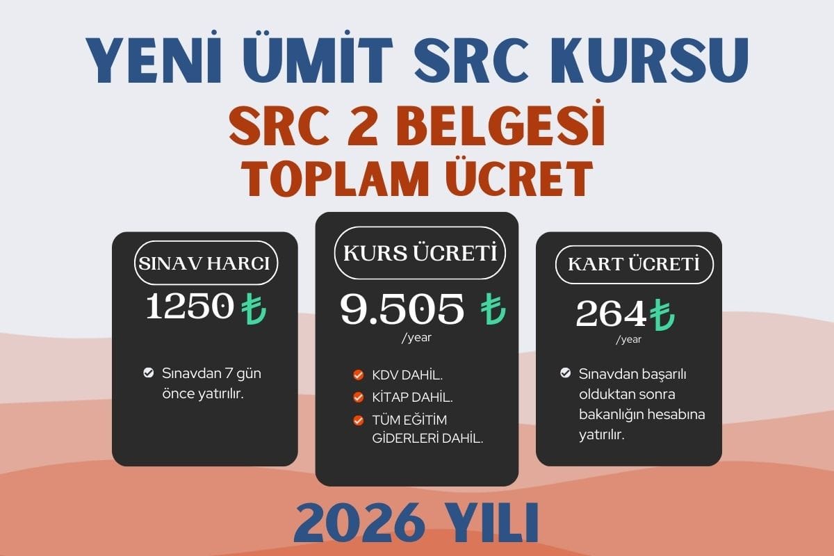 Src 2 Belgesi Ücreti 2026