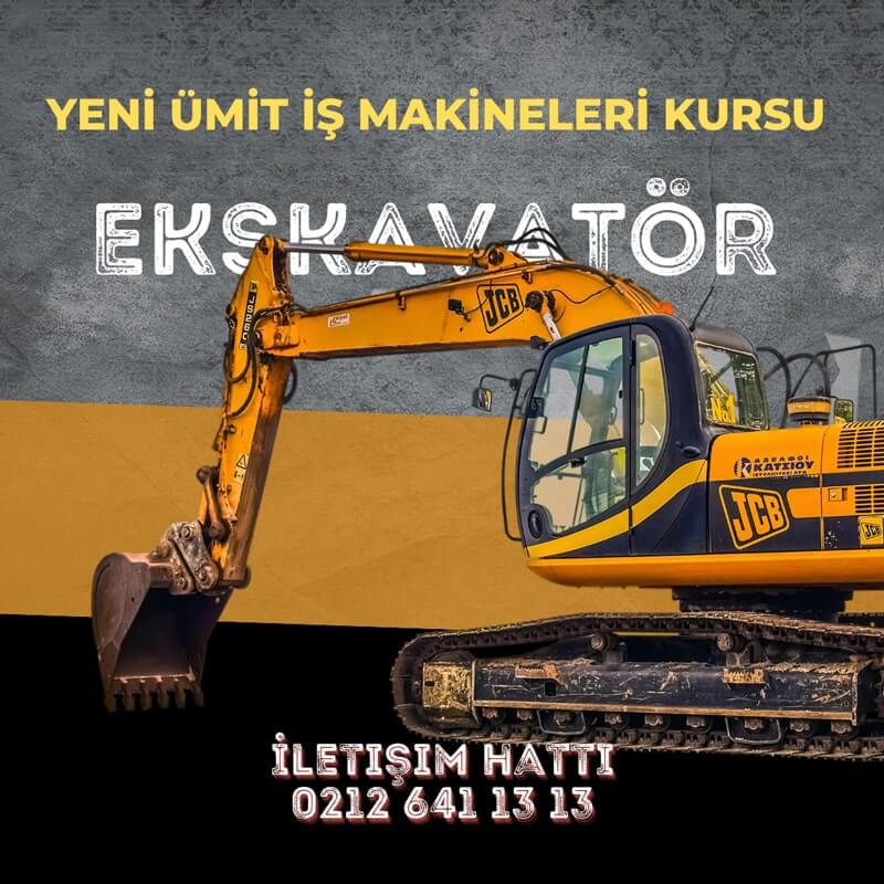 Ekskavatör (İş Makinası) Nedir? Kullanım, Eğitim ve Belgelendirme