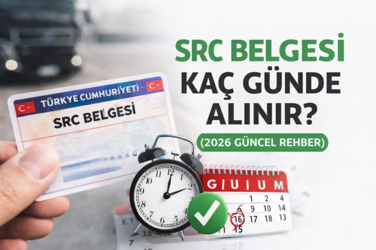 SRC kaç günde alınır?
