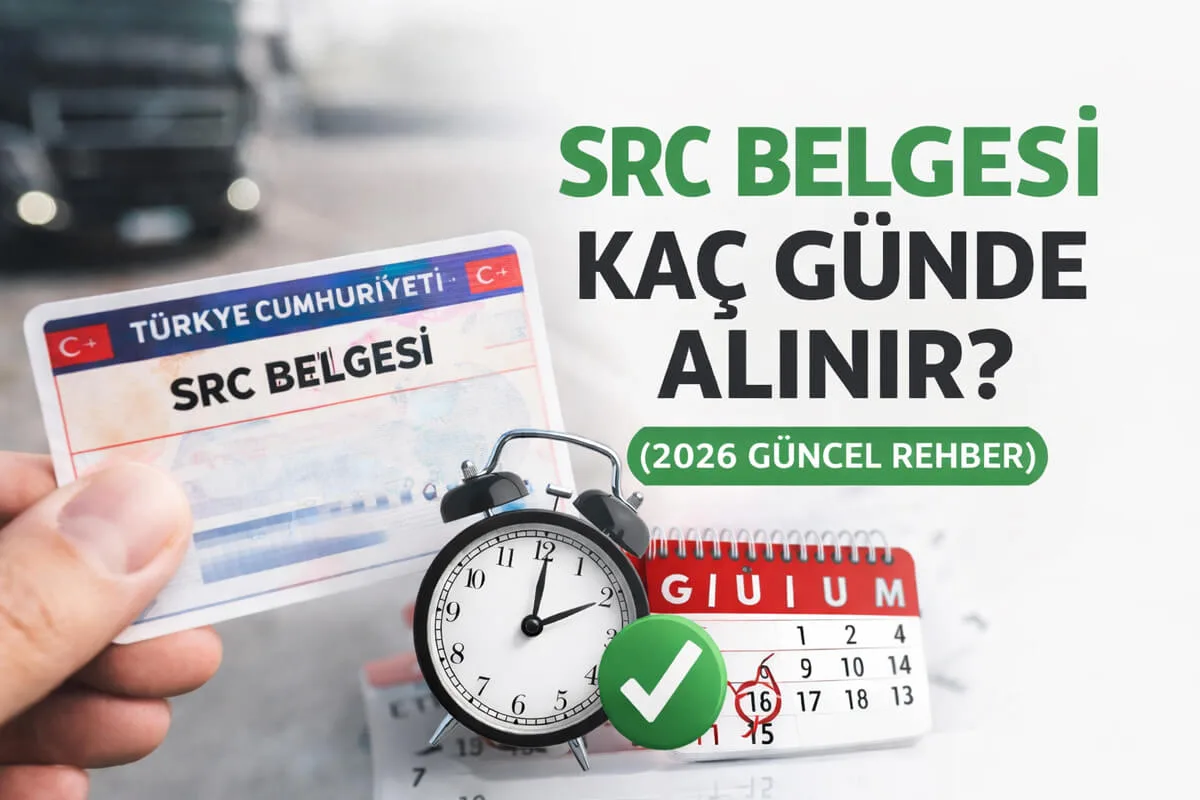 SRC kaç günde alınır? (2026 Güncel Rehber)